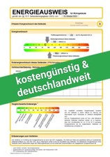 Energieausweis Verbrauchsausweis für Wohngebäude nach GEG 2024