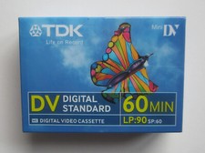 TDK - Mini DV Cassette - DV60 Digital Video Camcorder Kassette NEU - OVP