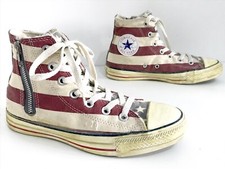 CONVERSE ALL STAR, CHUCKS, HIGH TOP, AMERICAN FLAG, TEDDYFUTTER, GR 37/5, GUT