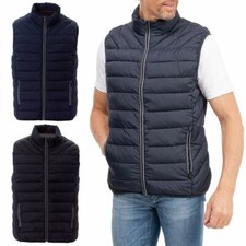 Herren Weste Steppweste Übergangs Bodywarmer Outdoor Gefüttert Stehkragen Jacke