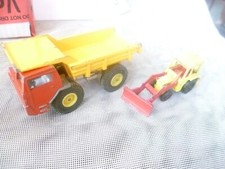 Corgi Juniors Traktor Schneepflug für den Straßenbau + Siku 249 Faun Multikipper