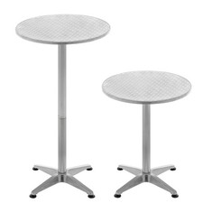 Stehtisch Bistrotisch Partytisch 2in1 Alu höhenverstellbar Bar Tisch
