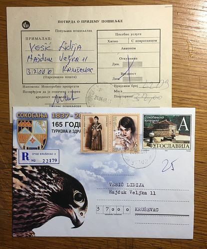 Jugoslavija einschreibe - jugoslavija,,