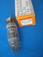 EL90  /  6AQ5   Röhren  SIEMENS  - NOS  - EL 90