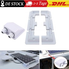 PV Solar Modul Halter im Set 7 tlg weiß ABS PV Befestigung Dach Wohnmobil Boot