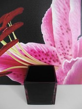 Restposten 10x Viereckige Glasvase Blumenvase Tischvase Zimmervase Neu B-Ware