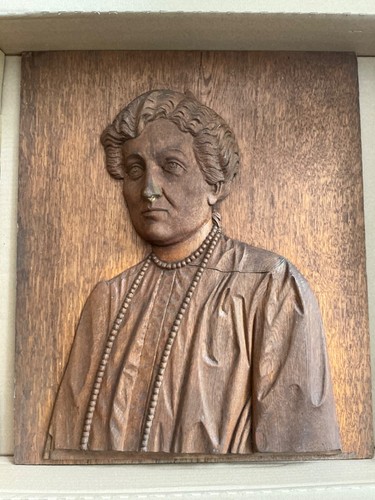 Antik wandbild portrait - wandbild, holz