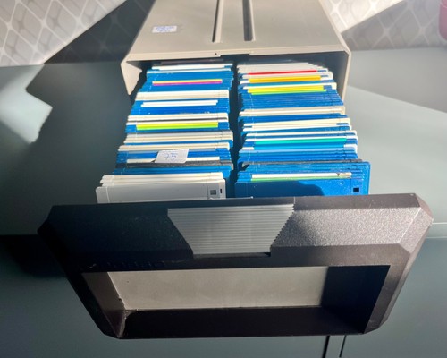 150 disketten inkl box - 150, (leer)