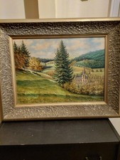 Ölgemälde Landschaft alt,von