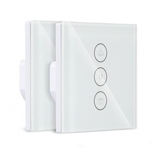 Wlan Rolladen Zeitschaltuhr, Alexa G-Home, Smart Jalousieschalter 2Pack HEUXGIR