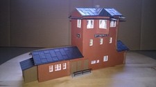 Kibri gebaut 1:87 HO Haus,Gebäude - Stellwerk "OTTBERGEN" #80#