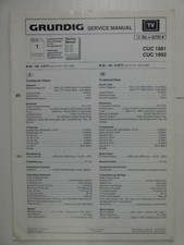 Grundig TV Service Manual CUC