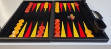 Backgammon Koffer Kunstleder