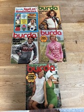 Burda Retro Zeitschriften Mode Zeitung Schnittmusterheft Vintage 70er