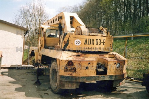 Lkw foto adk kranwagen - adk, 63-e