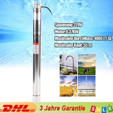 2 Zoll Tiefbrunnenpumpe