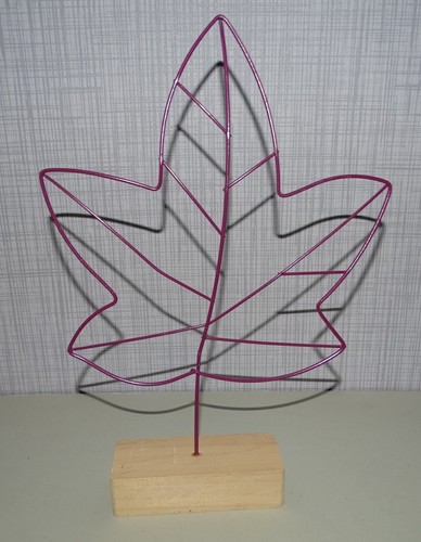 Metall herbst eichen blatt - herbst,