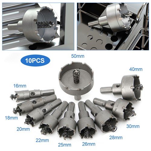 10x lochsäge hartmetall stahl