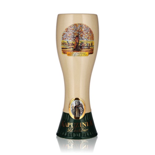Kapuziner bier glas - kapuziner,