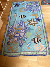 Codello Tuch blau/türkis , ca 100 cm x 180 cm