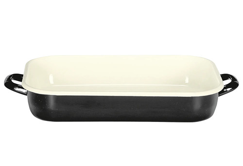 Vierkantpfanne 36cm emaille - vierkantpfanne,