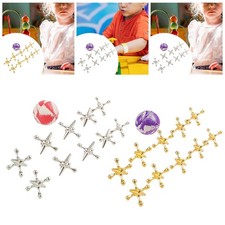 10Pcs Jacks Spiele Lustige Jacks Spielzeug für 7 zu 14 Jahre Alt Geburtstag