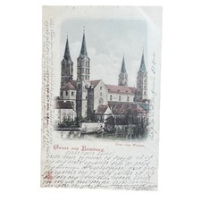 Ansichtskarte AK Bamberg Dom