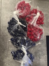 Glasmurmeln Rot Blau Neu