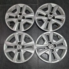 4x Opel Corsa E Adam 15 ZOLL RADKAPPEN  / 13380644 Radzierblenden Radblende