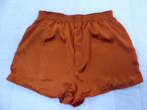 Burnt orange satin - burnt,