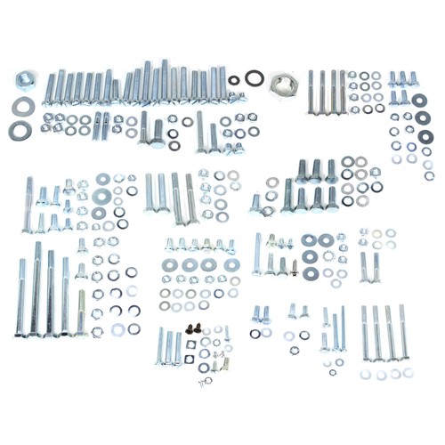 Verzinkt schrauben set - verzinkt, (282st)
