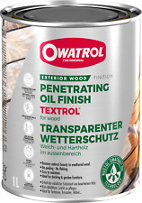 OWATROL Holzschutzöl Außen UV-Schutz Pflege Lasur TEXTROL Hell 1L