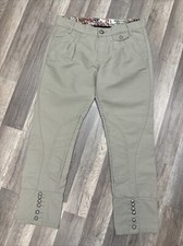 CLOSED PREMIUM DENIM HOSE DAMEN W30 DE 38 Beige Reiterstyle 4B22