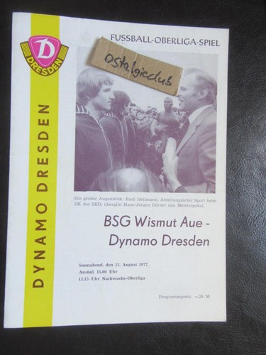 Programmheft dynamo - programmheft,