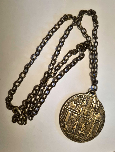 Egyptian revival medaillon - egyptian,