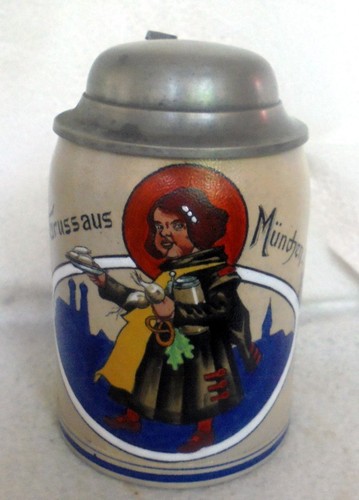 Alt humpen bierkrug - humpen, münchner