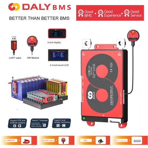 Daly smart bms lifepo4 - daly, 4s