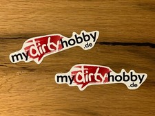 2x MY DIRTY HOBBY Aufkleber