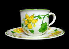 Kaffeetasse mit Unterteller Villeroy & Boch Geranium
