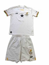 Original PUMA Ghana-Trikot + Hose, #9, Sulley Muntari, AC/Inter Mailand