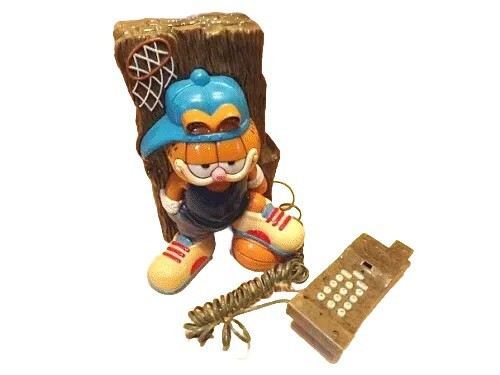 Garfield vintage basketball - basketball, 3d