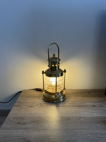Vintage schiffslampe - vintage, /