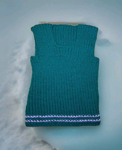Handgestrickte kinder weste - handgestrickte,