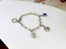 Armband Armkette Beinkette Thomas Sabo Charm Club 925 Silber drei Charm/Anhänger