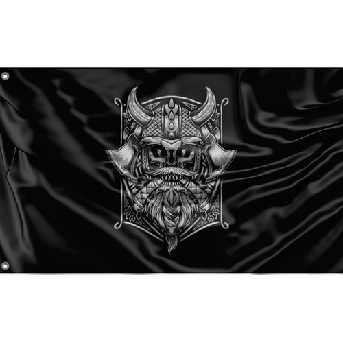 Wikinger krieger totenkopf - wikinger,