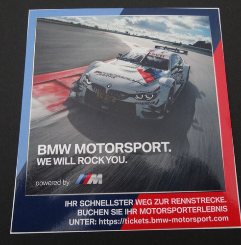 Werbe aufkleber bmw motorsport - werbe-aufkleber,