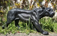 Figur Panther Skulptur schwarz