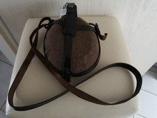 Original Feldflasche Wehrmacht 1943 "DMN" komplette Beriemung SELTEN