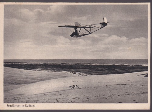 Segelflieger in rossitten - ak, /