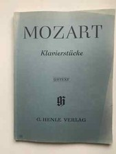 Noten. Mozart. Klavierstücke
